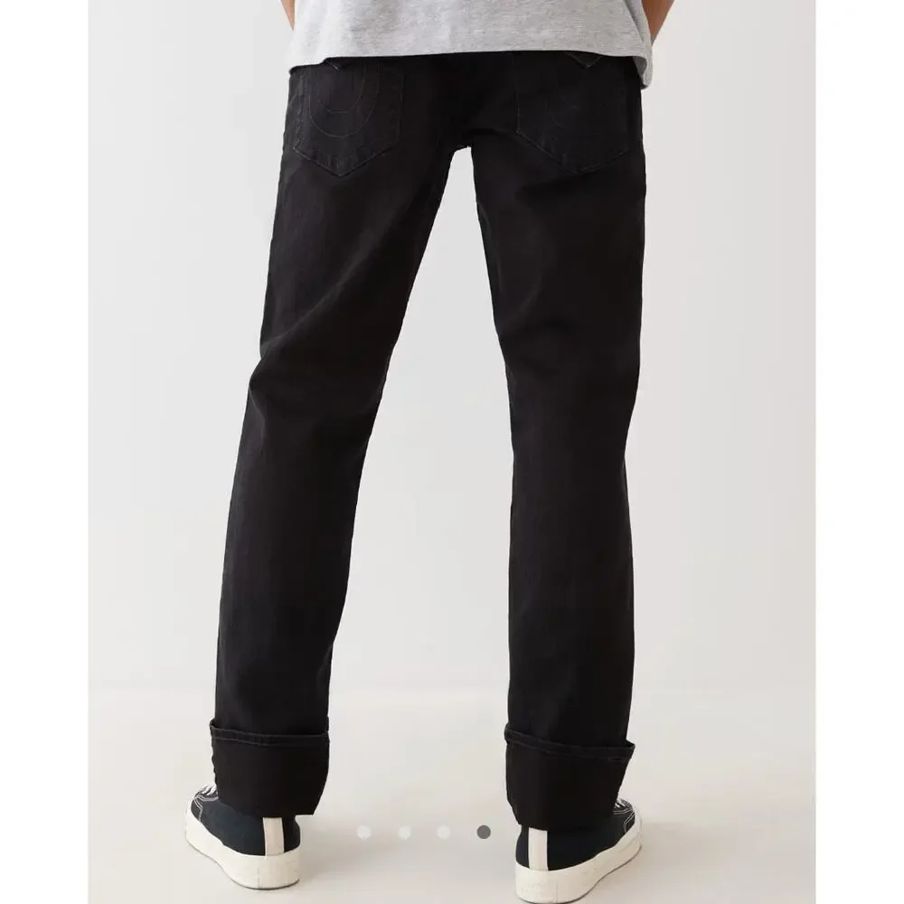 True Religion Ricky Relaxed straight jean in black men's sz. 29